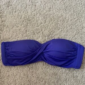 Royal Blue Strapless Swim Top